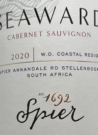 Spier Seaward Cabernet Sauvignon 2020 Tasting Note Gismondi On Wine