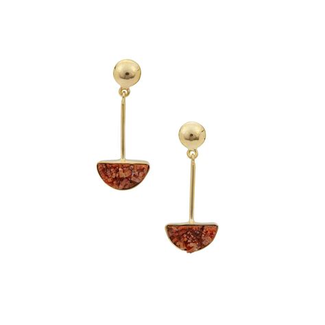 16ct Drusy Vanadinite Midas Aryonna Earrings Gemporia