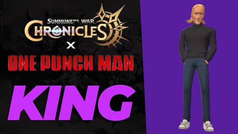 King One Punch Man Summoners War Chronicles Colab Youtube