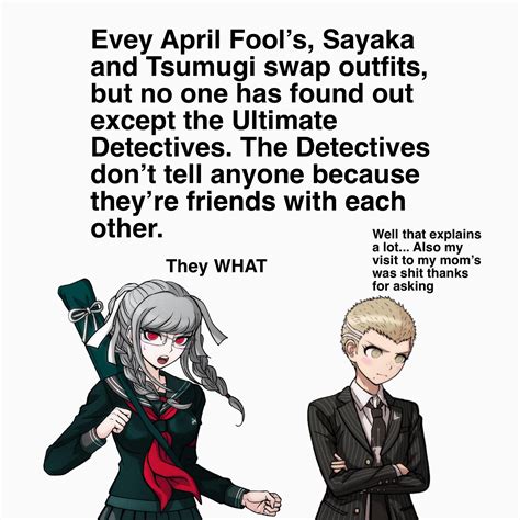 Fuyuhiko And Peko Judge Your Strange Headcanons And Confessions 7 R