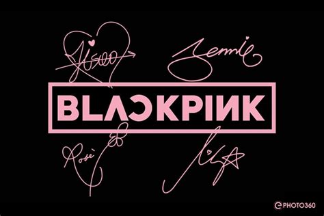 Tạo Logo Phong Cách Blackpink Kèm Chữ Ký Các Thành Viên