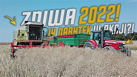 NOWY NABYTEK W AKCJI PIERWSI W Okolicy ŻNIWA RZEPAKU 2022Claas