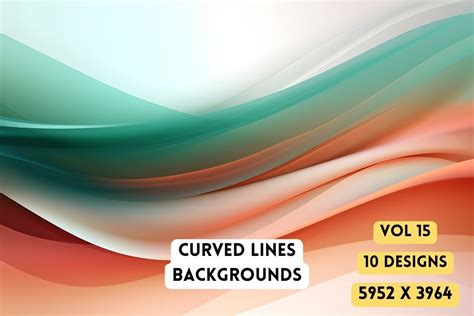 Abstract Curved Lines Wallpaper Graphic By Ranya Art Studio · Creative