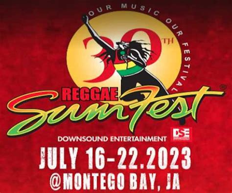 Reggae Sumfest Celebrates Years Of Jamaican Music Culture And