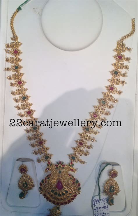 Gundla Mala With Uncut Diamonds Jewellery Designs