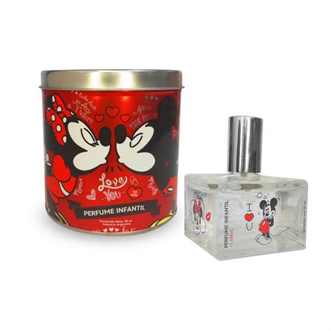 Mickey Y Minnie Perfume Infantil En Lata Azul De Montaña