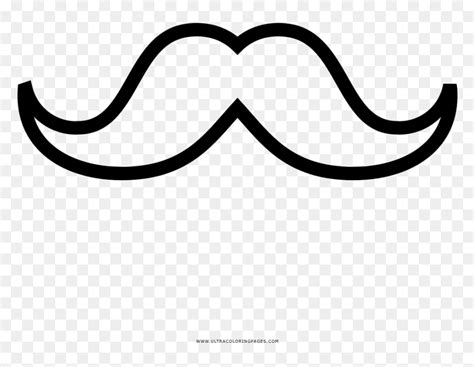 Bigote P Gina Para Colorear Imagenes De Bigotes Para Colorear Hd Png