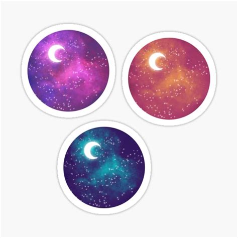 "Galaxy sticker pack" Sticker for Sale by stickersbyheidi | Redbubble