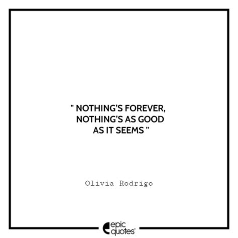 Olivia Rodrigo Song Quotes