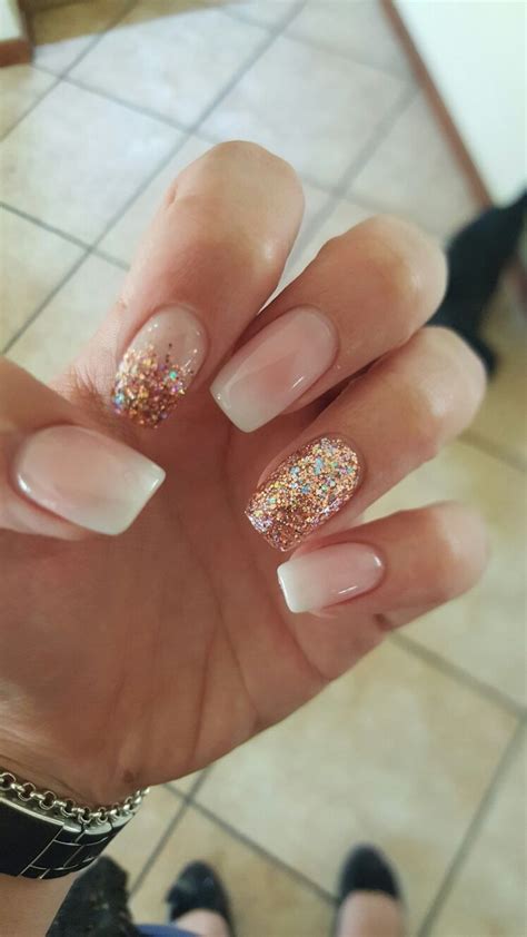 Gold Glitter Nails Nail Designs Glitter Wedding Nails Glitter