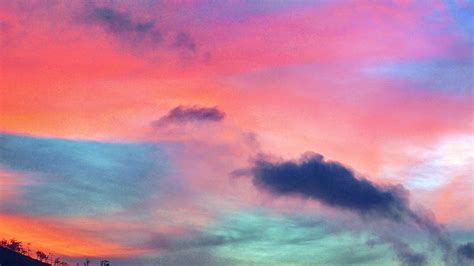 wallpaper for desktop, laptop | ng96-sky-rainbow-cloud-sunset-nature ...