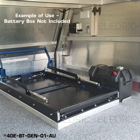 Dual Battery Tray Base Aluminium Suits BCF XTM Or ITECH World 12v