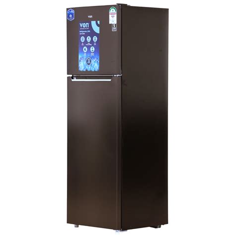 Von Vart 37nms Double Door Fridge 253l Silver