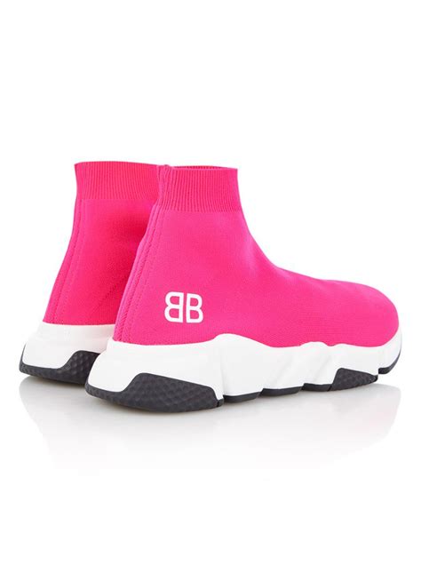 Balenciaga Speed Trainers Roze Wit Collectie Sneakerstad