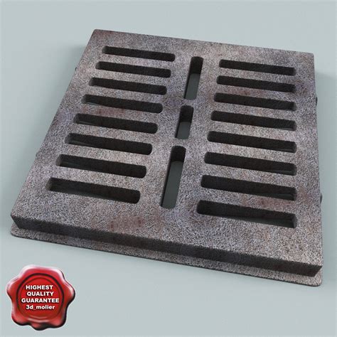 3d Sewer Grate