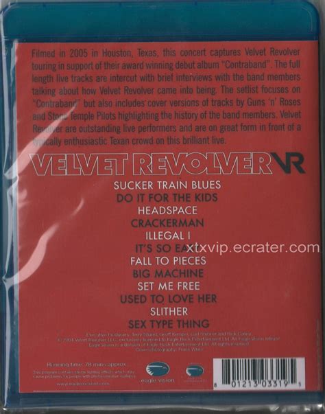 Velvet Revolver Live In Houston 2005 2008 Blu Ray