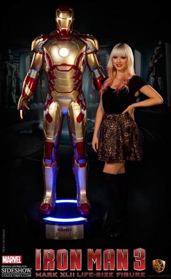 Sideshow Celebrates Iron Man 3 With Hot Toys Iron Man Mark II Giveaway And Life Sized Mark XLII