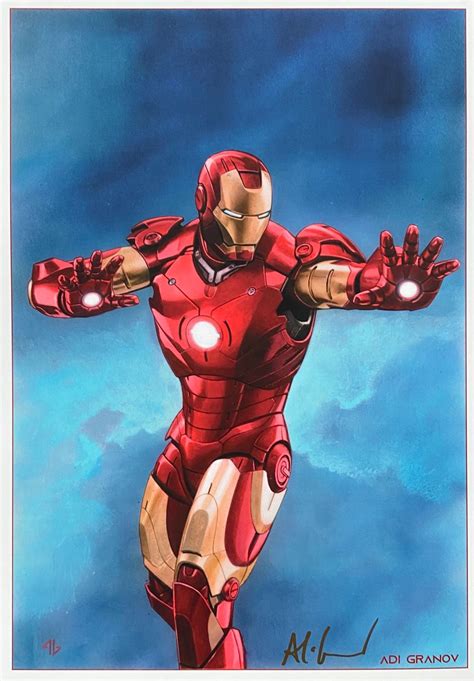 Iron Man Mcu Print By Adi Granov