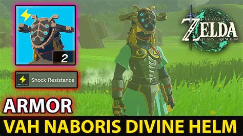 How To Get Armor Vah Naboris Divine Helm Shock Resistance Location