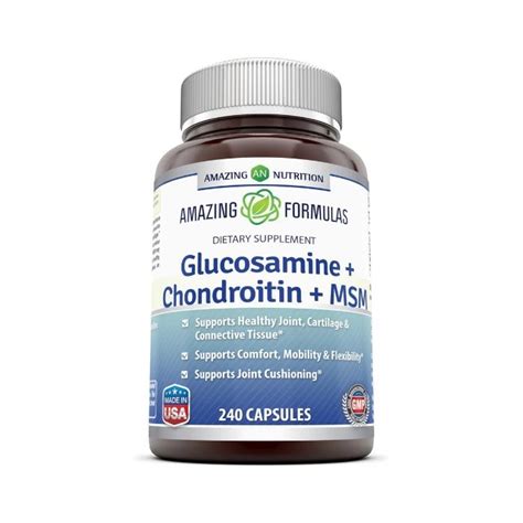 Amazing Formulas Glucosamine Chondroitin Msm Tablets Triple