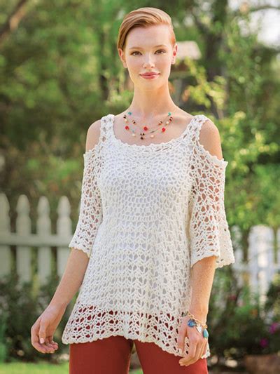 Cold Shoulder Mandala Top Crochet Pattern