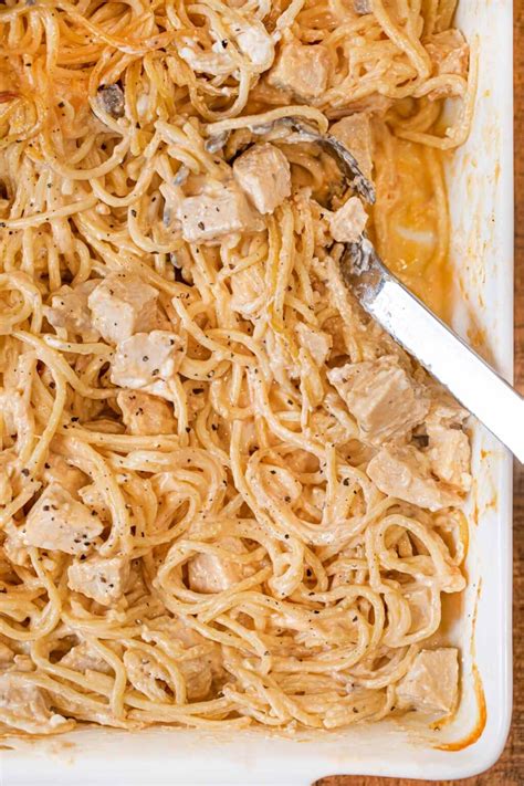 Easy Baked Chicken Spaghetti Recipe Dinner Then Dessert