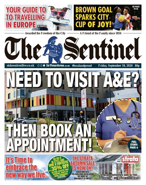 The Sentinel September 18 2020 Newspaper Get Your Digital Subscription