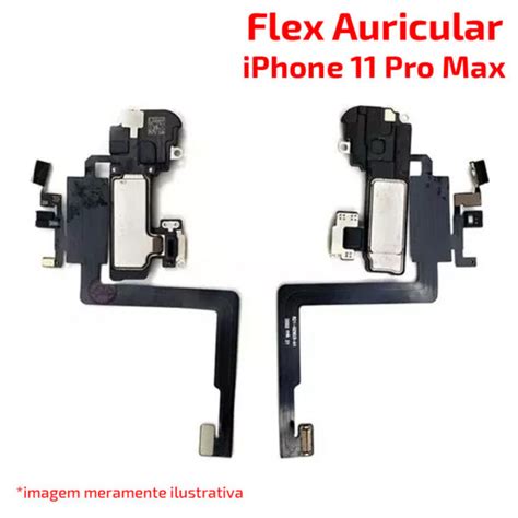 Cabo Flex Do Auricular Para Iphone Pro Max Original Retirado