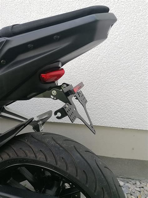 Kennzeichenhalter GroFaTec EVO Set für Yamaha MT 125 Bj 14 19