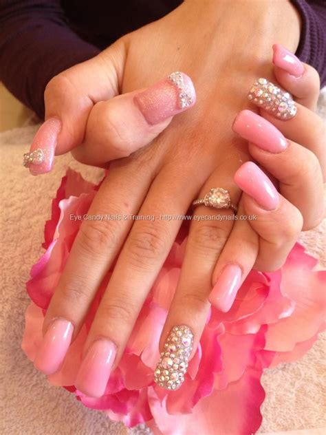 Acrylic Nails With Bows And Training Nails Gallery Acrylic Nails