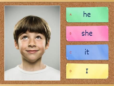 Subject Pronouns Letters Numbers Quiz
