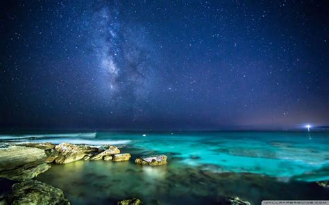 Ocean Night Sky Wallpapers Top Free Ocean Night Sky Backgrounds