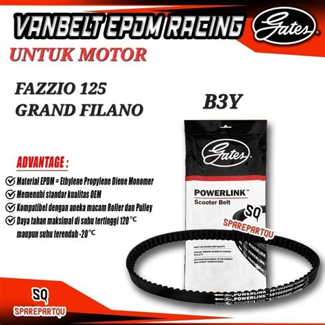 Jual Vanbelt Fazzio Grand Filano Vbelt Belt Gates Epdm Powerlink