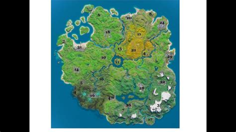 How Many Chests Are In Each Fortnite Location Chapter 2 Youtube