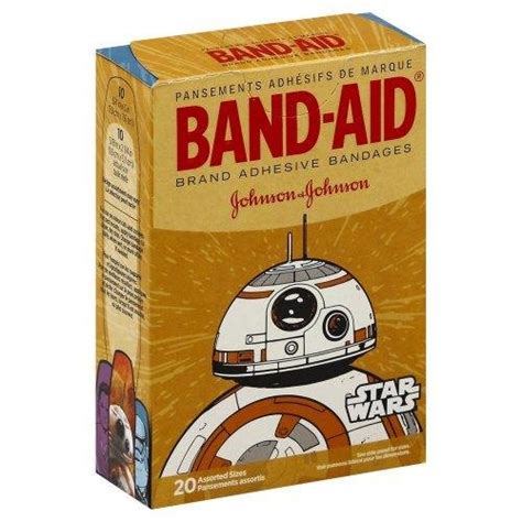 Band Aid Adhesive Bandages Featuring Star Wars - Grocery Heart