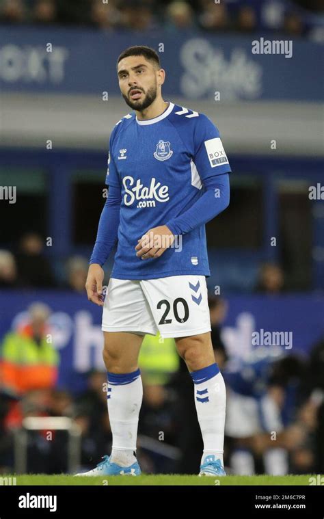 Neal Maupay Of Everton During The Premier League Match Everton Vs