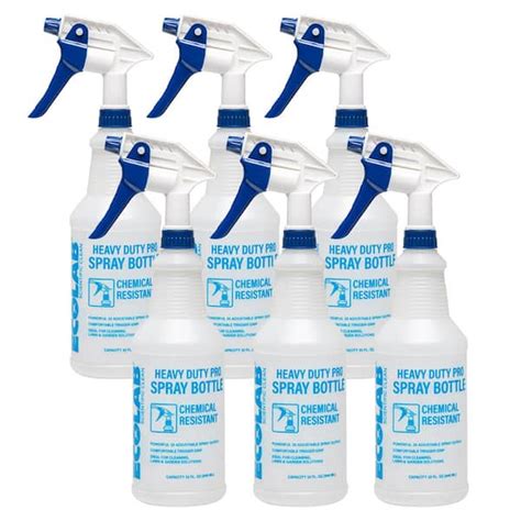 Ecolab 32 Oz Heavy Duty Pro Spray Bottle 6 Pack 53004560c6 The Home Depot