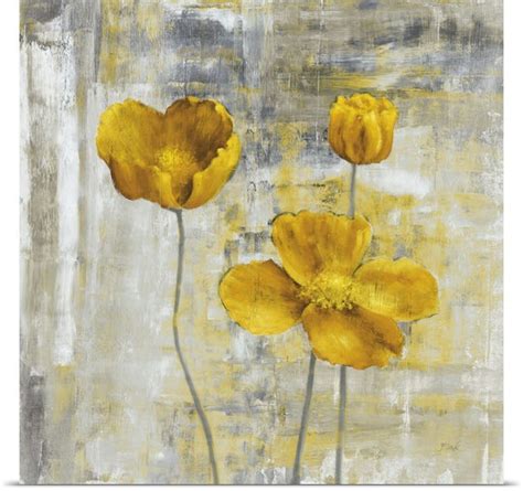 Great Big Canvas Yellow Flowers Yellow Flowers II by Carol Black - Print & Reviews | Wayfair