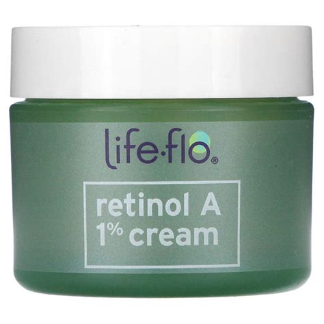 Life-flo, крем с ретинолом 1%, интенсивное восстановление, Retinol A 1% ...