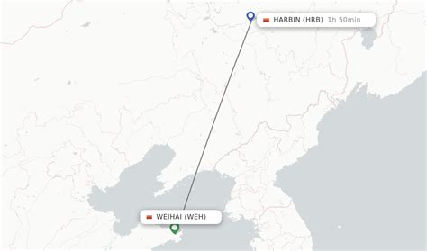 Direct Non Stop Flights From Weihai To Harbin Schedules