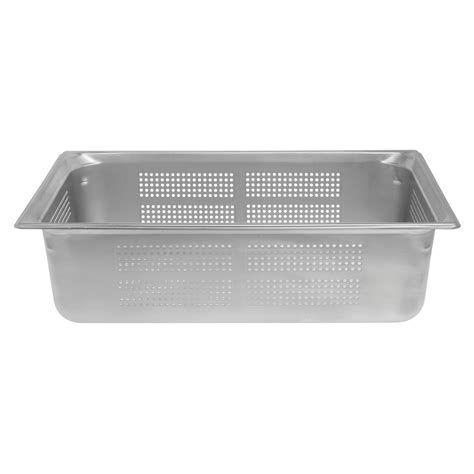 vollrath super pan  full size stainless steel perforated steam table