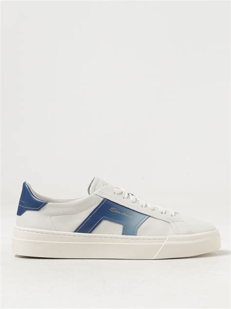 SANTONI: Sneakers men - Yellow Cream | Santoni sneakers ...