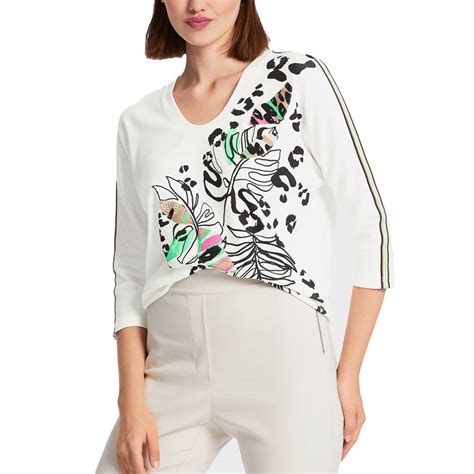 Marc Cain T Shirt Ecru Dames Sebastian Mode