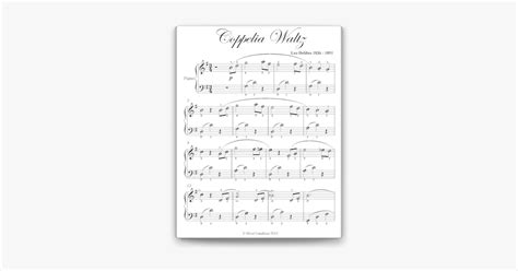 Coppelia Waltz Easy Piano Sheet Music by Léo Delibes on Apple Books