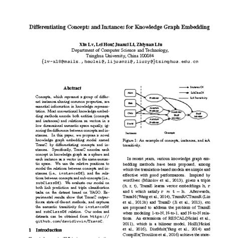 Differentiating Concepts And Instances For Knowledge Graph Embedding