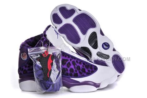 Nike Air Jordan 13 Gs New Colorways Leopard Print Purplewhite Air Jordans Air Jordans