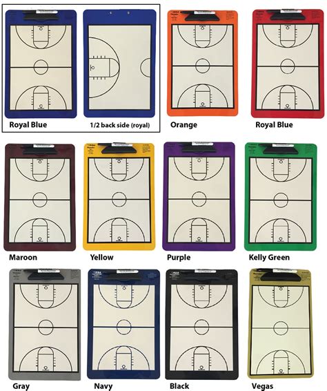 Basketball Court Clipboard