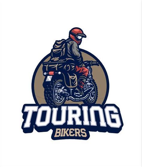 Touring Bikers Vector Free Download