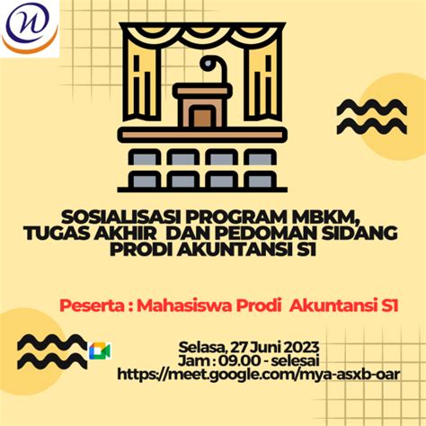 Sosialisasi Program MBKM Tugas Akhir Dan Mekanisme Sidang Tugas Akhir