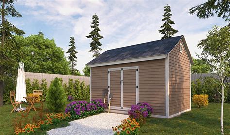 Shed Plans 10x14 Diy Gable Storage Shed Pdf Etsy